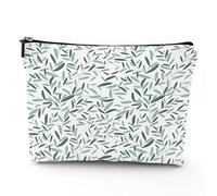 Faro borsa da viaggio per cosmetici, mantello del faro del tramonto a Mahon, borsa per il trucco in lino, ottimo regalo per viaggi, multicolore, 17,8 x 22,9 cm, Verde_5., Taglia unica, Beauty Case