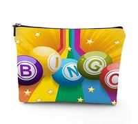 Faro borsa da viaggio per cosmetici, mantello del faro del tramonto a Mahon, borsa per il trucco in lino, ottimo regalo per viaggi, multicolore, 17,8 x 22,9 cm, Multicolore_40, Taglia unica, Beauty