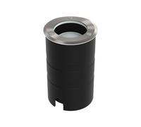 Faro Carrabile GU10 IP67 Orientabile Acciaio INOX 304 - Doppio Pressacavo