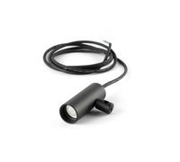 FARO CLAP - Lampada da soffitto a sospensione slim 15°, colore nero, 2700 K, IP65