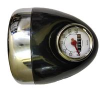Faro classico Assey 5 1/2" con portalampadina e tachimetro Luna Ciclomotore 6...