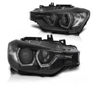 Faro Combinato DRL LED Tagfahrlicht Tuning Tec Per BMW 3 F30 F31 11-15 Nero