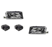 Faro Compatibile Con Skoda Octavia 1U 00-10 + H4 H3 Lin. Dx. M.Servomotore