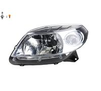 Faro Compatibile Per Dacia Sandero 06/08- Sinistra Lato Guida Con Lampadina