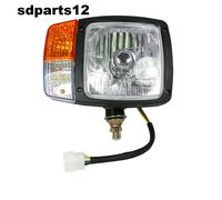 Faro Con Freccia Trattore Escavatore Fanale Direzione 12-24V + H4 Dx Anteriore