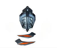 Faro con Laterali Maschera Sx&dx Argento Opaco Per KTM Duke 390 2018-19
