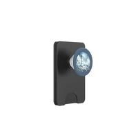 Faro costiero con fiori di ortensia PopSockets PopWallet per MagSafe