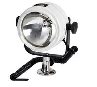 FARO DA BARCA 100 WATT PROIETTORE ORIENTABILE ROLL BAR ATTACCO BASETTA