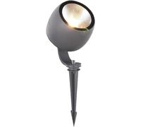 Faro da Esterno Rotante per Alberi, Luce Giardino IP65, A-Bianco, 220 (30W) | Fissaggio comodo su prato e parete, faretto decorativo tondo per esterni