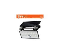 Faro da esterno solare con sensore di movimento 60W (6 led) - Nero