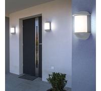 Faro Da Facciata Lampada Da Parete Luce Esterna LED Ingresso 7W Set Da 3