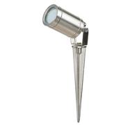 Faro Da Giardino Con Picchetto In Ottone IP64 GU10 Regolabile E Orientabile