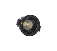 Faro da Incasso 7W Foro Ø55mm Nero IP40 CCT BRIDGELUX LED 3 Parabole Colore Bianco Variabile CCT