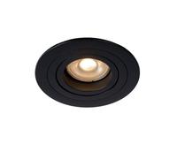 Faro Da Incasso Alluminio Nero Bagno GU10 Ø9 Cm Spot Da Soffitto Camera Da Letto