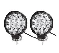 Faro da Lavoro 2 X 42W Tondo Fari Led 12V 24V Fari di Profondità Impermeabile