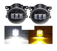 Faro Da Lavoro 2 X Per Mitsubishi L200 Per Strada Per Triton 2005-2019 60W 6000LM LED Lente Fendinebbia H11 12V Camion Fendinebbia Sinistro + Destro Faretti Fendinebbia(Type 2 Dual Color)