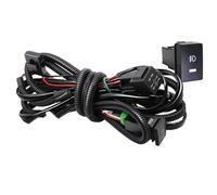 Faro Da Lavoro 2 X Per Mitsubishi L200 Per Strada Per Triton 2005-2019 60W 6000LM LED Lente Fendinebbia H11 12V Camion Fendinebbia Sinistro + Destro Faretti Fendinebbia(Harness Wire)