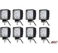 Faro Da Lavoro A Led 12V 24V X8 27W Per Camion Off-Road SUV Auto ATV Barca 4.3"