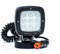 Faro da lavoro a LED 650 lm,9 LED,luce dotata di cavo a spirale,lunghezza cavo3m