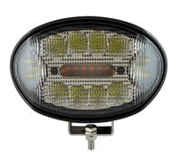 Faro da lavoro a LED ovale Ama 10-36V DC 42W con rotazione 360°