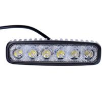 Faro da Lavoro Barra LED 18W Proiettore Riflettore Faretto Fendinebbia Lampada L
