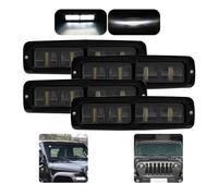 Faro Da Lavoro Barra Luminosa A LED Da 60 W 6 Pollici Faretto Fuoristrada 4x4 Lente Ultra HD 12 V/24 V Per Jeep Moto ATV Camion Luce Marcia Lampada Lavoro Faretti Fendinebbia(4 pieces)