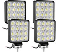 Faro Da Lavoro LED 4X72W Quadrato 3,3 Pollici Faro 12V 24V IP67 Impermeabile Luc