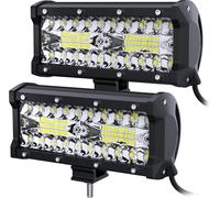Faro Da Lavoro LED,7’’ Cree 2 PCS 240W LED Faretti Led Auto 12V 24V Faro Da Lavo