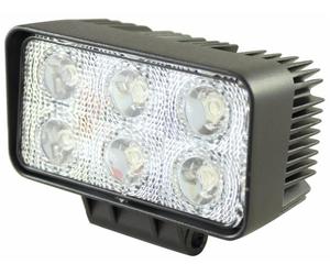Faro da lavoro LED Ama 18W rettangolare 60° IP68