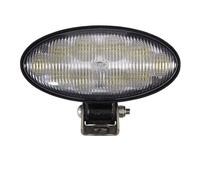 HELLA 1GB 996 486-001 LED-Faro da lavoro, Oval 90 Gen. II, 24/12V, 5000lm, Montaggio, esterno/avvitato, arco di montaggio orientabile, Illuminazione campo vicino, Spina Spina DEUTSCH