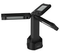 Faro Da Lavoro LED Ricaricabile Triohead Con Treppiede, 7000lm - 1600-0697