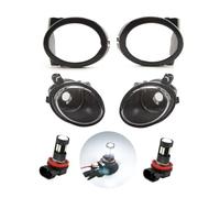 Faro Da Lavoro Per BMW E46 M3 SERIE 3 2001 2002 2003 2004 2005 Per BMW E39 M5 1995-2004 Griglia Di Copertura Fendinebbia Cornice Fari Fendinebbia Faretti Fendinebbia(LED Fog and Covers)
