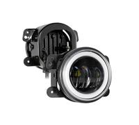 Faro Da Lavoro Per Jeep Per Wrangler JK 2007-2017 Fendinebbia A LED Da 4 Pollici Con Anello Halo RGB Indicatore Di Direzione Controllo APP Bluetooth Faretti Fendinebbia