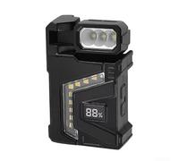 Faro da lavoro portatile ricaricabile con forte magnete, proiettore LED COB a doppia modalità per meccanici, fai da te, riparazioni automobilistiche, ricarica di tipo C, testa girevole, luce di