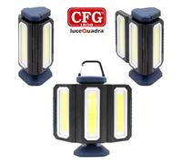 FARO DA LAVORO RICARICABILE EXTEND CON 3 FONTI LUMINOSE ORIENTABILI CFG EL156