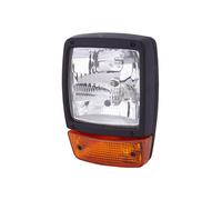 Faro Da Montaggio AMP Giallo Con Lampadine 12V HELLA 1SA 996 120-471