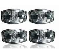 Faro Da Tetto Jumbo 9.6" Giallo LED DRL 24V x4 Per Mercedes Atego Actros Axor
