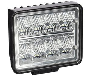 FARO DE TRABAJO DE 16 LEDS 24W CUADRADO LUZ DISPERSA
