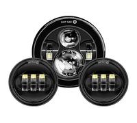 Faro Del Motociclo Per Touring Per Electra Per Glide Per Road Per King Per Street Faro Per Motocicletta 4.5 Pollici Fendinebbia Staffa Anello Di Montaggio Parti Faro(7inch and 4.5inch B1)