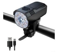 Faro della bici Usb-c Ricaricabile 1000 Lumen Ip65 Impermeabile Doppia Modalità di Luce In Lega di Alluminio Per La Notte Ciclismo Strada di Montagna (A)