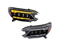 Faro dell'auto compatibile for Honda CRV CR-V 2012-2014 aggiornamento proiettore 4 lenti TUTTI segnale dinamico lampada frontale gruppo lampada