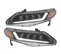 Faro dell'auto Per Civic 8th 2006-2011 Gruppo Fari Anteriori Modificati Indicatore Direzione DRL Anteriore