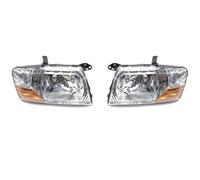 Faro dell'auto Per Mitsubishi Per Pajero V73 2003-2011 Gruppo Fari Anteriori Per Auto(White 2 Pcs Both)
