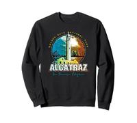 Faro dell'isola di Alcatraz San Francisco California Souvenir Felpa