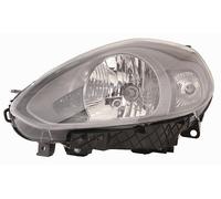 Depo Auto Parts Faro anteriore Fiat Grande Punto Evo 2009 parabola nera con motore elettrico destro