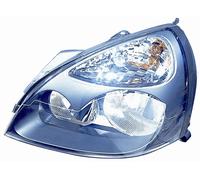 Faro Fanale Anteriore per Renault Clio 2001-2005 Parabola Nera Sinistro