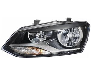 FARO DESTRO 2H7 BORDO GRIGIO PER VOLKSWAGEN POLO 09> HELLA
