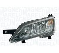 FARO DESTRO 2H7 DRL LED CORNICE NERA PER PEUGEOT BOXER 14> MARELLI