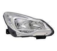 Faro Destro Cromato H1/H7/PSY24W Con Luce Diurna Per Opel Corsa D S07