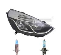 Faro Destro Cromato H7/H1 Per Renault Clio IV BH_ KH_ Inclusi Lampadine Osram